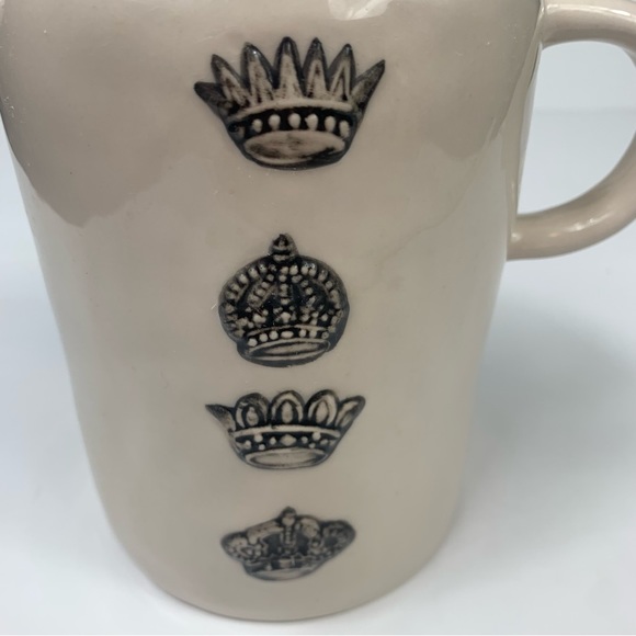 Rare HTF Rae Dunn Have a Royal Day Queen Crown Teapot - Picture 4 of 14